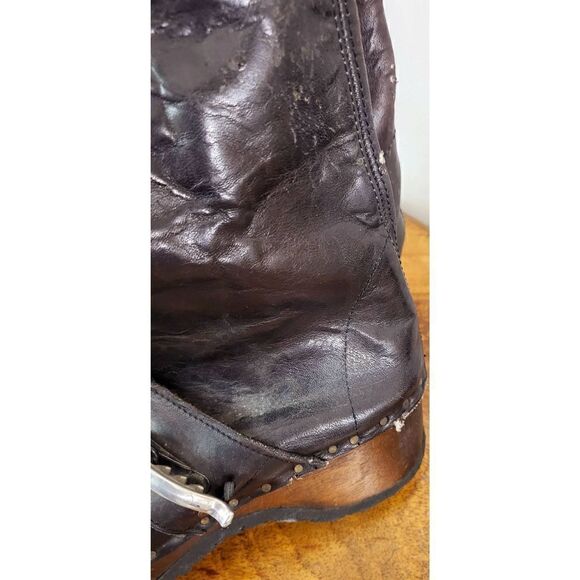 Paysannerie vintage clog boots - Picture 9 of 12